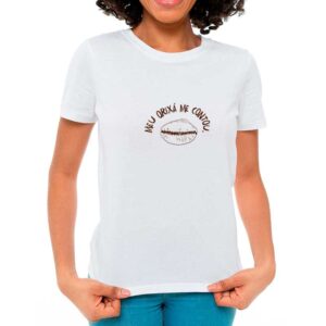 Camiseta Feminina Branca – 100% Algodão – Búzios