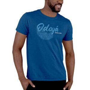Camiseta Unissex Azul Marinho – 100% Algodão – Odoyá