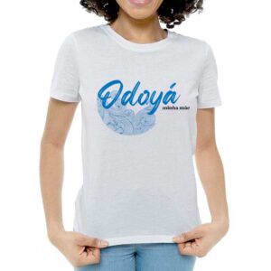 Camiseta Feminina Branca – 100% Algodão – Odoyá