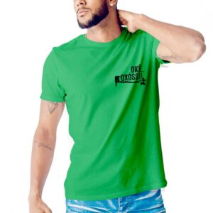 Camiseta Unissex Verde – 100% Algodão – Okê Oxóssi