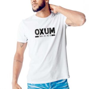 Camiseta Unissex Branca – 100% Algodão – Oxum